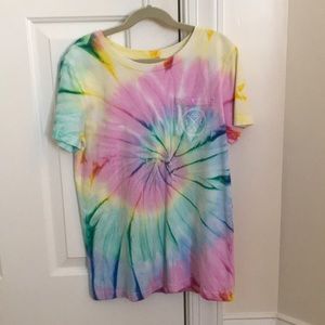 tie die sand cloud shirt